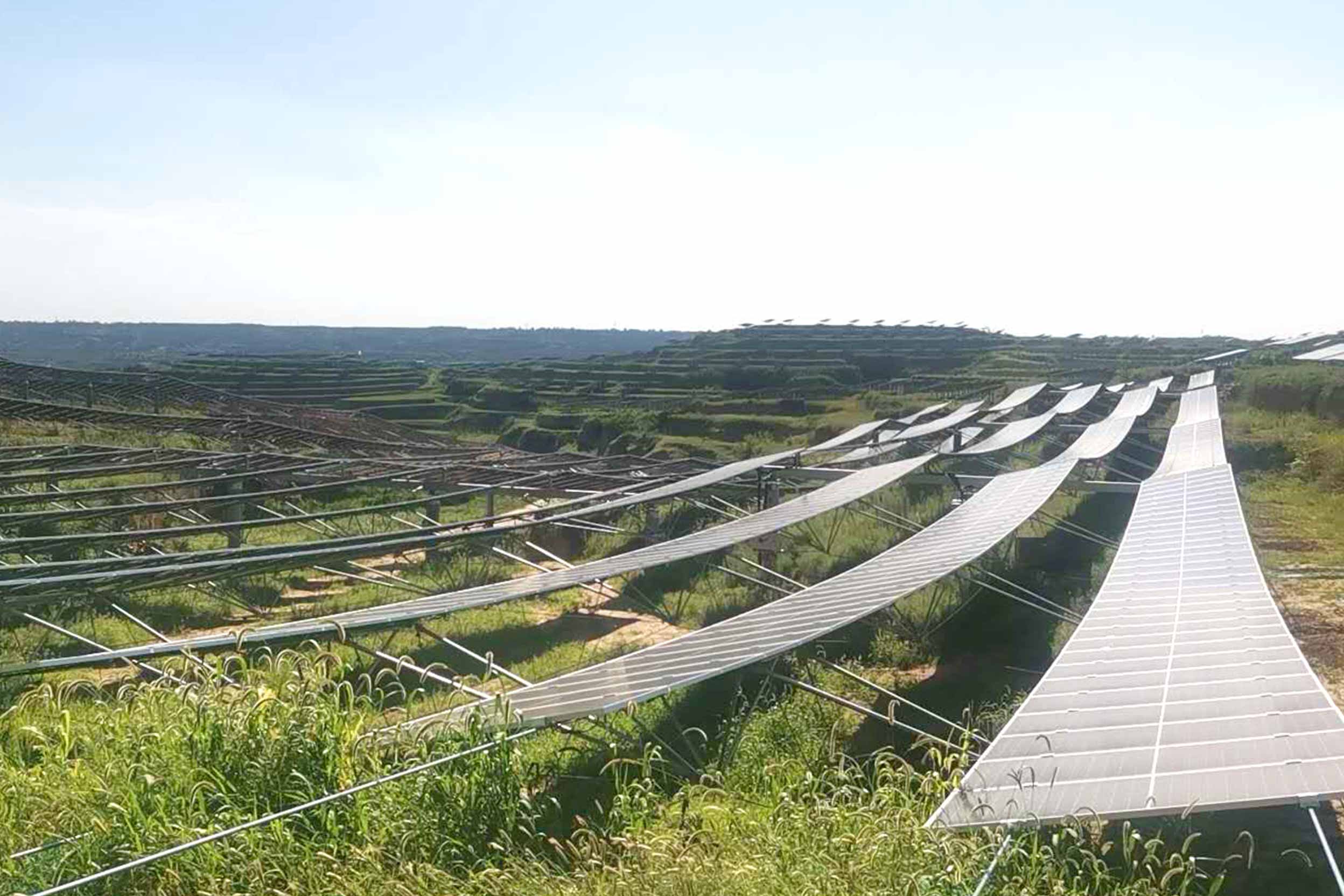 渭南合阳光伏发电项目柔性支架EPC总承包项目 25.84687MW