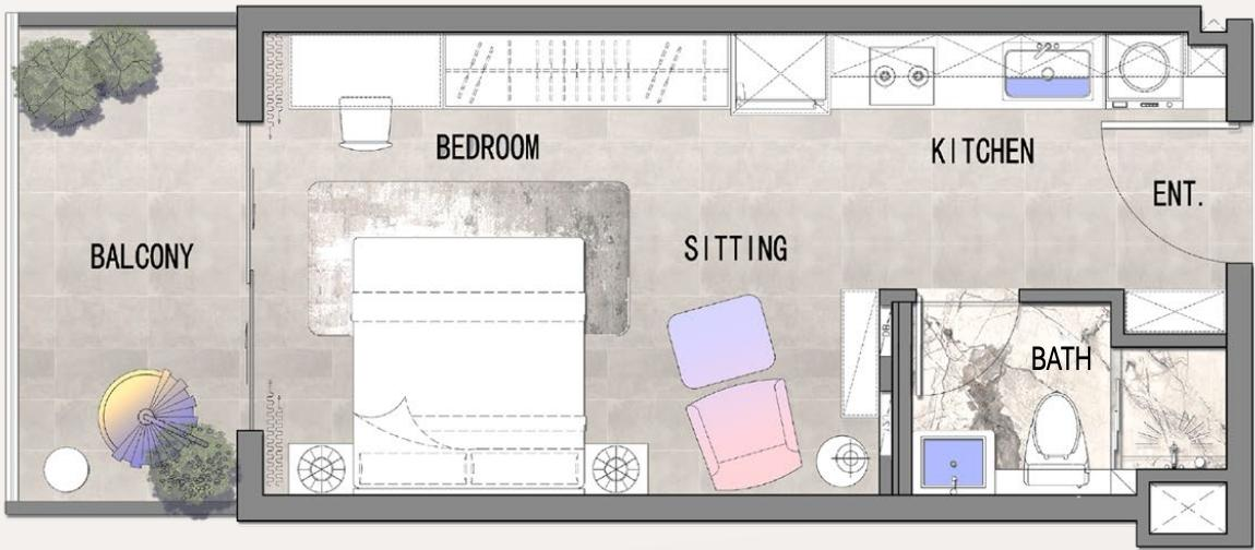 A-1 Studio Plan