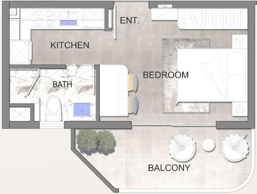 A-1 Studio Plan