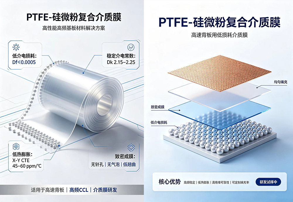 PTFE硅微粉复合膜