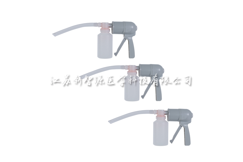 Disposable manual suction unit